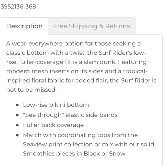 Body Glove Seaview Surf Rider Bikini Bottom - Picture 8 of 9